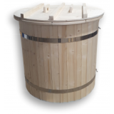Mini Cold Tub Ø 1,2 m Kiefer oder Thermowood