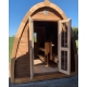 4 m Sauna Pod Kiefer- od. Thermowood