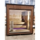 Top Modern Sauna 2,3x2,3 m aus Thermoholz vollisoliert